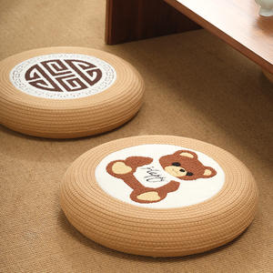 Tapis Tatami Chinois Confortable Antidérapant pour Salon, Coussin de Sol Style Traditionnel, Coussin de Siège - Product Image 1