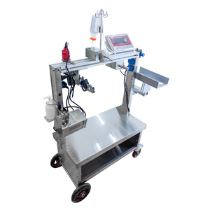 Carro Profesional Multifunción de Acero Inoxidable para el Procesamiento de <span class=keywords><strong>Lechones</strong></span> con Cortador de Cola Eléctrico, Amoladora de Dientes y Báscula para Uso Agrícola - Product Image 1