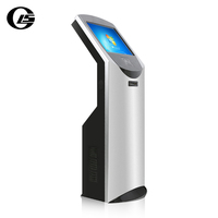 Maßgefertigter 21,5 Zoll Automatischer Smart-Self-Service Check-in-Terminal Kartenspender Passscanner Hotel-Zahlungskiosk