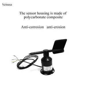 Sensor de Direção do Vento Digital ABS Barato XS-WDS01-0-5V Anemômetro Externo 0.3m/s Velocidade do Vento 0~50 ° Faixa de Temperatura C - Product Image 4