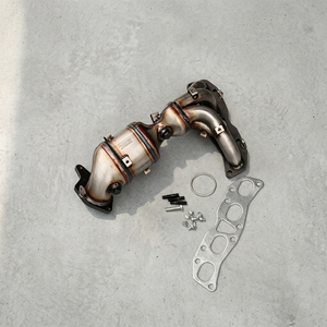 Performance Exhaust Manifold Header for Nissan Pathfinder R52 3.5L V6 VQ35DE T304 Stainless Steel Direct Fit downpipe - Product Image 4
