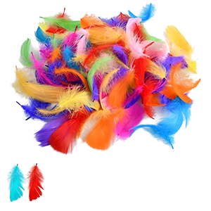 Plumas de Ganso Naturales para Manualidades, Decoración, Sombreros, Disfraces, Accesorios para el Cabello, Carnaval, Fiesta, Boda, Decoración Navideña - Product Image 2
