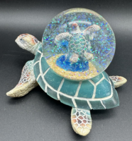 Ornement en résine d'art de bonne qualité pour la maison mignon oeuf de tortue Statue maison vacances bureau Table décor