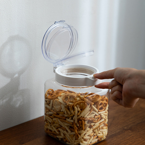 SHIMOYAMA 900ml contenedores sellados transparentes para alimentos herméticos con tapas para tarros de contenedores de almacenamiento de despensa - Product Image 4
