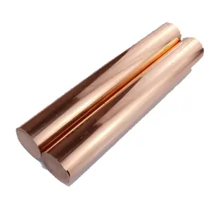 Varilla de cobre púrpura de 3mm de alta calidad de la fábrica de China ASTM C11000 Pure disponible en diámetros de 15mm 120mm para ventas