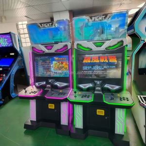 Arcade de jeux vidéo de grande envergure avec machine de jeu de combat « Street Fighter » à deux joueurs et à monnayeur - Product Image 5
