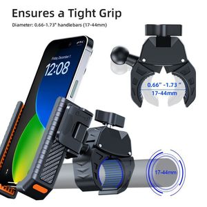 Soporte para Teléfono Móvil de Motocicleta con Motor Antivibración de Calidad, Soporte Ultraestable para Teléfono Celular de Bicicleta para una Conducción Segura - Product Image 2