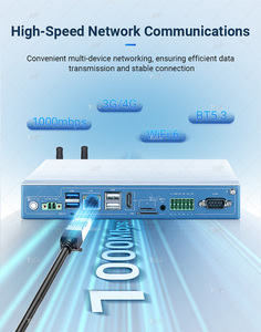 Mini <span class=keywords><strong>PC</strong></span> industrial integrado de cuatro núcleos de alta velocidad barato con Android 12 64GB SSD Dual Gigabit LAN y POE para aplicaciones de IA - Product Image 6