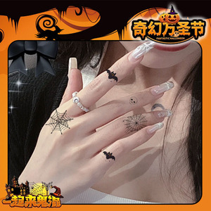 CQ สติกเกอร์รอยสักแบบใช้แล้วทิ้งสำหรับปาร์ตี้ฮาโลวีนที่มีสีสันกันน้ำได้สติกเกอร์รอยสักลายสักสำหรับผู้ชายและผู้หญิง - Product Image 4