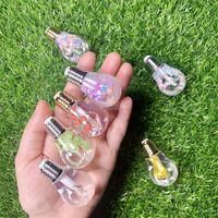Logo privé personnaliser toute la vente parfum léger unique mignon ampoule violet bleu vert changement de couleur brillant à lèvres clair