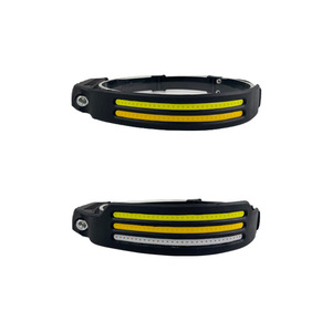Headlamp Cob Led Rechargeable Battery Plastic Body Outdoor <b>Camping</b> <b>Hiking</b> Fishing Light With Gesture Sensor USB Charging - Product Image 1