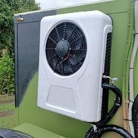 Nouveau climatiseur de stationnement 12V/24V pour camping-car, camion et caravane - Montage universel sur toit avec carburant diesel/électrique, garantie 1 an