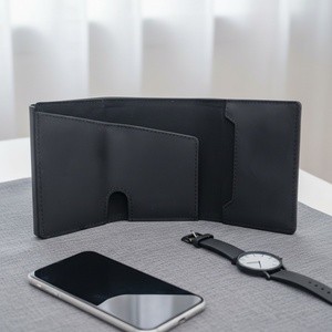 Boshiho Leather RFID Customized Pattern Metal Pop-up Anti Theft Business ID <b>Wallet</b> for Men Pop up Credit <b>Card</b> <b>Holder</b> - Product Image 3