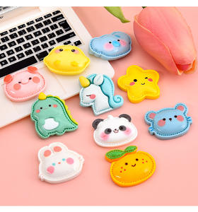 อุปกรณ์ตกแต่งเรซิ่นรูปหัวสัตว์การ์ตูน งานถักไหมพรม ตุ๊กตาสัตว์ขนาดเล็ก สำหรับทำเคสมือถือ แม่เหล็กติดตู้เย็น กิ๊บติดผม ยางมัดผม - Product Image 5