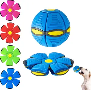 Hot selling products magic flying saucer ball funny 2023 new pet toy flying saucer ball