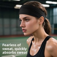 Bandeau de sport absorbant la transpiration, respirant et élastique pour le basketball, la course à pied, le yoga, la remise en forme, pour hommes et femmes, équipement d'entraînement