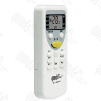 Télécommande de remplacement compatible Chigo pour climatiseur KFR-25GW/A104 N2 KFR-35GW/MD(M96A)+1 avec clavier en silicone à apprentissage automatique