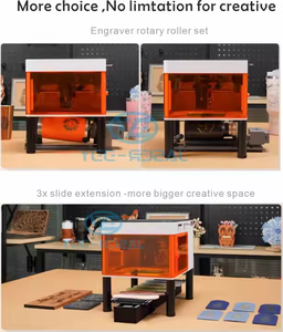 Untuk AtomStack P1 Mini Desktop cahaya ganda mesin penanda Laser mendukung kode QR/Logo/Teks/gambar ukiran batu karet kayu - Product Image 3