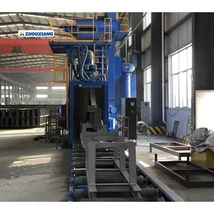 Good Quality Surface Treatment H Beam Roller Conveyor Shot Blasting Machine Abrator