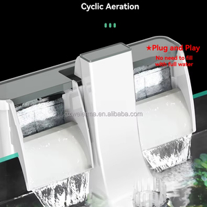 SUNSUN XBA Vierkante Plastic Hangende Aquariumfilter 5W 500L/u Hoge Kwaliteit Wandmontage Visbak Stille Watercirculatie 3-in-1 - Product Image 2