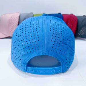 Logotipo personalizado Vintage Cuerda de 5 paneles Impermeable Sombreros de nylon sin estructura Snapback Cap - Product Image 5