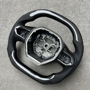 Volante de Fibra de Carbono para <span class=keywords><strong>Peugeot</strong></span> 408 508 4008 <span class=keywords><strong>5008</strong></span>, Modificación Personalizada - Product Image 3