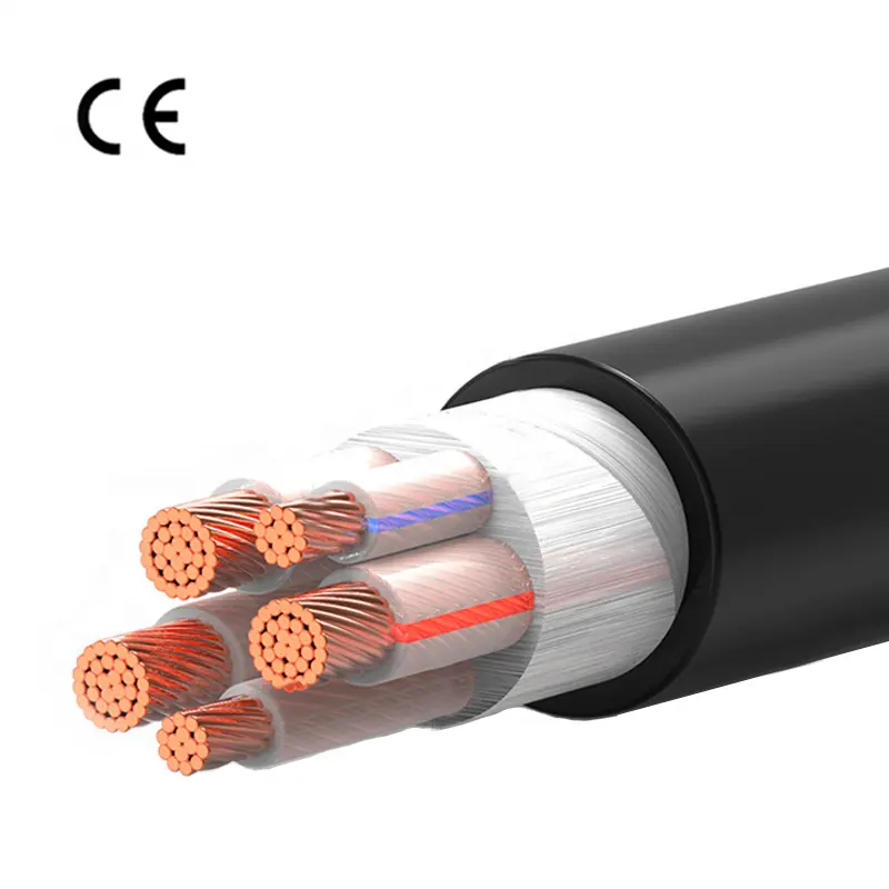 0.6/1kV Unarmored Cable 4mm 6mm 10mm 16mm 25mm 50mm 95mm2 120 mm Z-YJV/Z-YJLV XLPE Flame Retardant Cable Yjv Power Cable