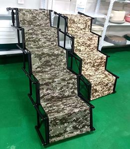 Rampe pliable pour <span class=keywords><strong>chien</strong></span> à pente réglable, capacité maximale de 110 lb, revêtement en caoutchouc antidérapant, surface robuste et stable - Product Image 5