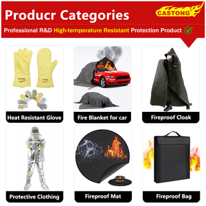 Couverture de survie robuste en Kevlar Aramide, ignifuge, pour les incendies de forêt et les situations d'urgence en extérieur, réutilisable pour usage industriel - Product Image 4