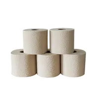 Free Sample-wholesale cheap Custom Printed Embossed core soft Eco household Tissue paper toilet roll