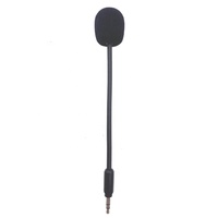 Mini microphone à col de cygne flexible Logitech G344 sans fil de 3,5mm pour casque de jeu
