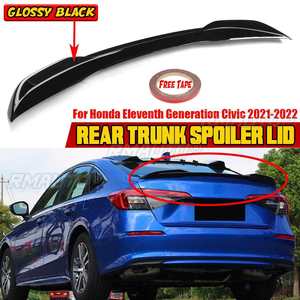 สปอยเลอร์หลังรถยนต์สำหรับ Honda Civic รุ่นที่ 11 ปี 2021-2022  ลิ้นสปอยเลอร์ฝากระโปรงท้ายรถยนต์ - Product Image 1