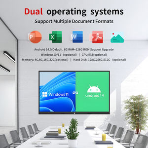 Pizarra Interactiva Inteligente de 65 Pulgadas, 4GB+32GB, Táctil Infrarroja, 4K UHD, con Sistema Operativo Dual Android y <span class=keywords><strong>Windows</strong></span>, para Escuelas, Capacitación y Reuniones - Product Image 6