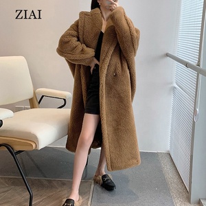 Wholesale <strong>Plus</strong> <strong>Size</strong> Shearling <strong>Coats</strong> High End Winter Faux <strong>Teddy</strong> <strong>Coat</strong> Long Fur <strong>Coat</strong> Women - Product Image 3