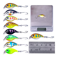 Mini appât dur artificiel de 36mm, 2.1g, leurre de pêche, Crankbaits, vente en gros
