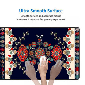 Alfombrilla de ratón estilo alfombra persa, alfombrilla de ratón antideslizante para espacios de trabajo con estilo, alfombrilla de escritorio lavable estética, alfombrilla de juego, nuevo regalo de trabajo para <span class=keywords><strong>Gamer</strong></span> - Product Image 6
