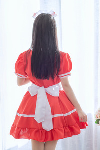 Vestido Lolita Dulce de Coldker, Disfraz de Sirvienta Francesa, Minifalda Sexy para Mujer, Atuendo Lindo, Disfraz de Halloween para Niñas, Talla Grande - Product Image 5