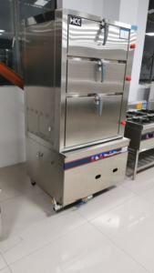 業務用餃子蒸し器スチームフードウォーマー電気電磁調理器ガス電磁シーフード蒸し器 - Product Image 5