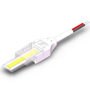 Tira de led cob brillante, conectores de esquina de 6mm, 8mm, 10mm, 2, 3, 4 pines, Conector de tira led cob