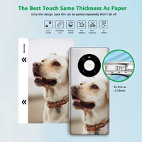 Protector de Pantalla Trasero para Celular de Alta Calidad, Hidrogel PVC Ultrafino, Impermeable, 2.5D, Modelo M01 para Pegatinas de Teléfono Móvil