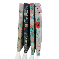 Carnet de notes écologique à couverture rigide, motif fleur rose, 5A, élégant, disponible
