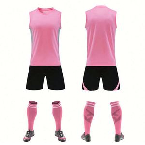 เสื้อกีฬาฟุตบอลสีแดงปี 2026 แบบไม่มีแขน คุณภาพสูง ผลิตจากโพลีเอสเตอร์ แห้งเร็ว ระบายอากาศได้ดี ไซส์ใหญ่ ขายส่งจากโรงงาน - Product Image 4