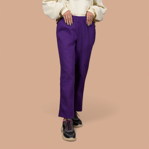 Pantalon Jegging Femme Personnalisé Taille Haute Extensible Décontracté OEM ODM – Coupe Slim en Tissu Extensible pour Usage Quotidien - Product Image 2