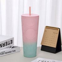 Nouvelle tasse à cactus de 710 ml, grande capacité, tasse à boire portable
