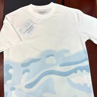 Camiseta de Hombre 2026, Talla Europea, Estilo Retro, Elástica, Suave y Cómoda, Cuello Redondo Clásico, Tejido de Algodón Premium