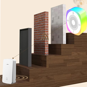 स्मार्ट वायरलेस डोरबेल हॉट सेलिंग IP44 वाटरप्रूफ Rf433 रिंग वायरलेस डोरबेल रात के साथ वायरलेस डोरबेल - Product Image 3