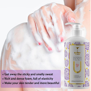 Gel de Baño Corporal de Coco Nutritivo, Sin Sulfatos, de Alta Espuma, de Marca Blanca Personalizada del Fabricante, 250 ml/500 ml, para Todo Tipo de Piel - Product Image 3