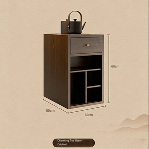 Nouvel ensemble de table à thé en bois massif de style chinois pour usage professionnel, idéal pour la préparation du thé, avec chaises pour salles de réception - Product Image 6