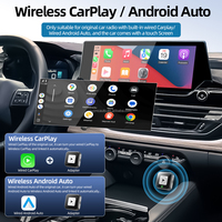 Adaptador Inalámbrico Portátil JMC para Carplay y Android Auto, 1 Año de Garantía, Compatible con Google Maps y Música, para Skoda Golf y Otros Autos