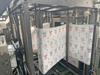 Pochette de support laminée multifonction robuste avec fermeture à glissière faisant la machine